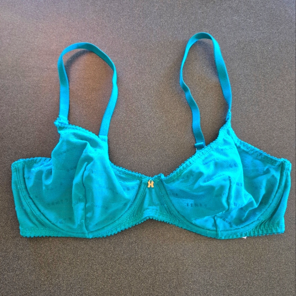 Fenty Beauty Turquosie Full-Coverage Bra with Underwire 36D